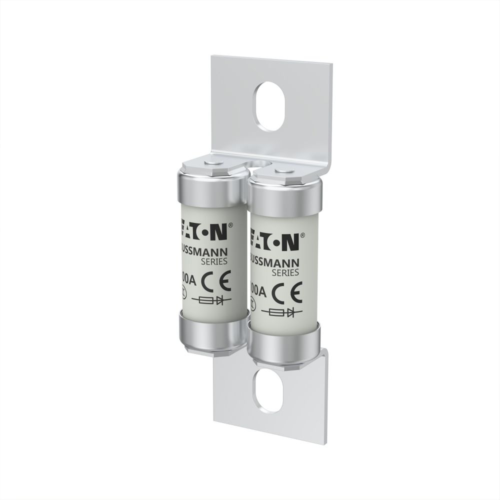 Fusible de alta velocidad 100A, 690 VAC/500 VDC. Codigo: 100FEE - EATON BUSSMANN