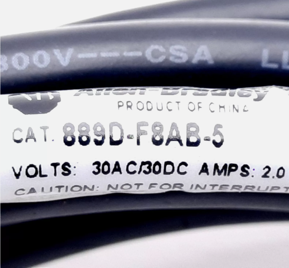 CABLE CON CONECTOR HEMBRA 8-PIN M12 DE LONGITUD 889-F8AB-5