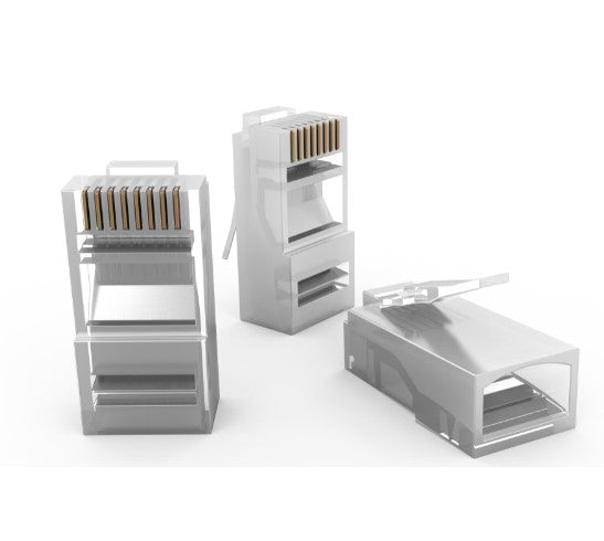 Conector RJ 45 macho. Código: 35050282