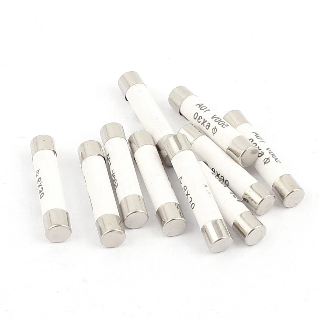 Fusible ceramico rapido de 100mA a 20A, Tamaño 6x30mm