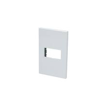 PLACA 1 MODULO BLANCO PREMIUN