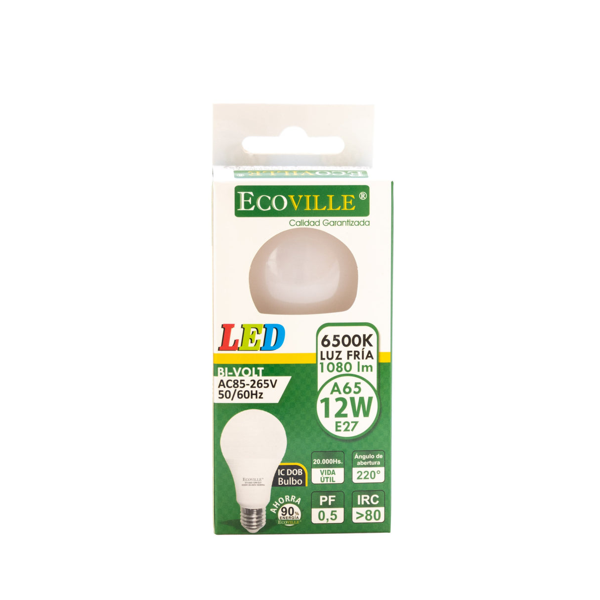 FOCO LED 12W E27