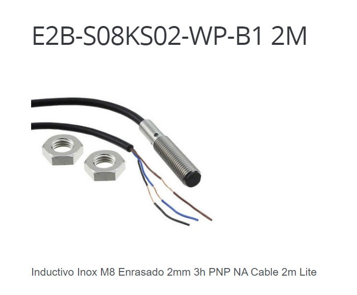 Sensor inductivo E2B-S08KS02-WP-B1 2M