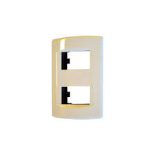 PLACA 2 MODULOS SEPARADO MARFIL PREMIUN ET