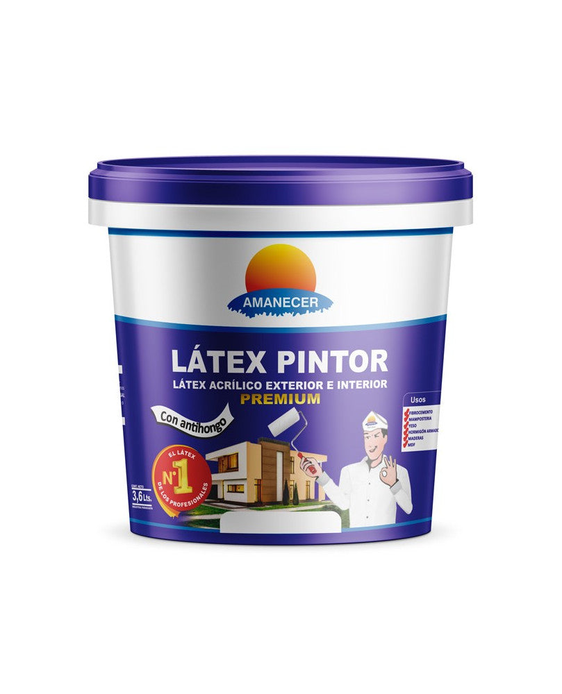 LATEX PINTOR 3,6L T BLANCO